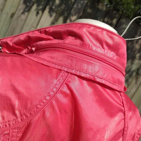 HOST PICK Size S pink 90s style windbreaker zip up coat - Picture 12 of 16